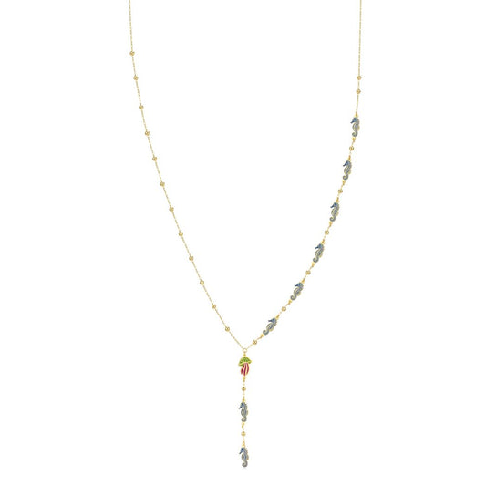 18K Sea Drop Lariat
